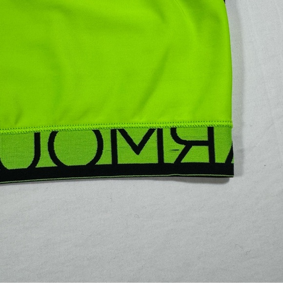 Neon Green Underarmour Sports Bra Size Medium - Picture 7 of 7